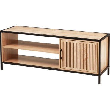 JK Home Décor - Console MDF & Metal Black 116x33x45cm