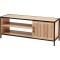 JK Home Décor - Κονσόλα από MDF & Μέταλλο Μαύρο 116x33x45cm