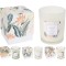JK Home Décor - Κερί Αρωματικό Σε Γυαλί  10cm 3Σxδ