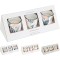 JK Home Décor - Κερί Αρωματικό Σε Γυαλί  6cm S/3 3Σxδ