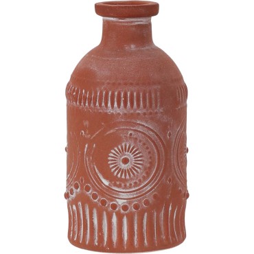 JΚ Home Décor - Βάζο Κεραμικό Terracota 6x12cm