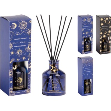 JK Home Décor - Αρωματικό Χώρου Healing Energy σε Γυαλί 100ml 10x12.5cm 2Σχδ