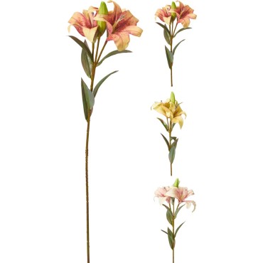 JK Home Décor - Κλαδί Λίλιουμ 90cm 3Σχδ