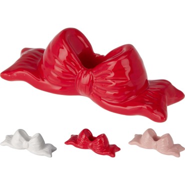 JK Home Décor - Κηροπήγιο Φιόγκος από Δολομίτη 15x5cm 3Σχδ