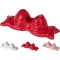 JK Home Décor - Κηροπήγιο Φιόγκος από Δολομίτη 15x5cm 3Σχδ