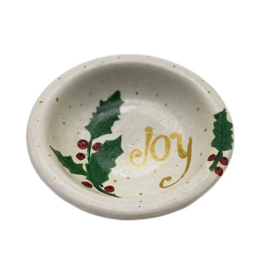 JK Home Décor - Ceramic Bowl Mistletoe 22cm