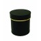JK Home Décor - Κουτί Χάρτινο Στρογγυλό Μαύρο 10x10cm