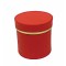 JK Home Décor - Κουτί Χάρτινο Στρογγυλό Κόκκινο 10x10cm