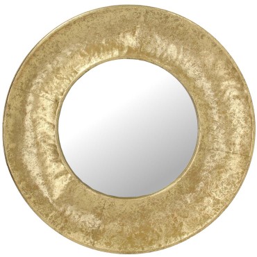 JK Home Décor - Mirror Metal Gold 48.5x4x48.5cm