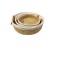 JK Home Décor - Καλάθι Seagrass Φυσικό 26-34x7-9cm S/3