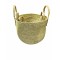 JK Home Décor - Καλάθι Seagrass με Λαβές Φυσικό 25-35x20-29cm S/3