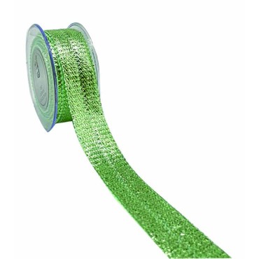 JK Home Décor - Κορδέλα Vero Tress Foil Βεραμάν 3.5cmx6.5m