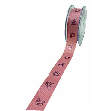 JK Home Décor - Κορδέλα Gro Foil Papillon Nude 2.3cmx9m