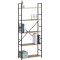 JK Home Décor - Βιβλιοθήκη από Μέταλλο & Μελαμίνη 60x35x176cm
