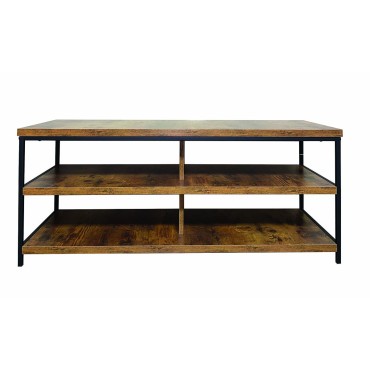 JK Home Décor - TV Stand from Melamine & Steel 110x40x45cm