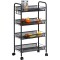 JK Home Décor - Τρόλλευ Αποθήκευσης 4-Επιπέδων από Μέταλλο 44x26x85cm