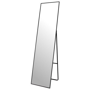 JK Home Décor - Mirror Metal Black 37x41x150cm
