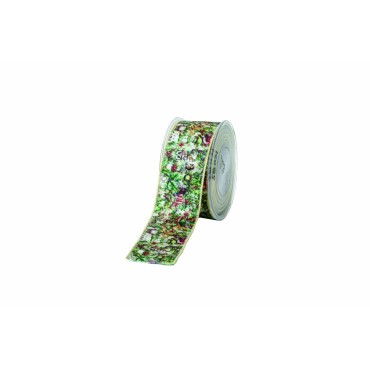 JK Home Décor - Κορδέλα Velvet με Θέμα Χριστουγέννων 5.2cmx4.5m