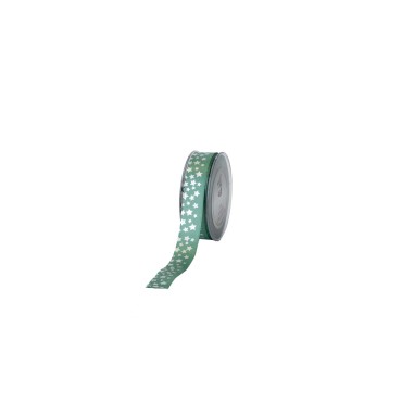 JK Home Décor - Κορδέλα Satin Shine Stars 2.3cmx23m Green Tea