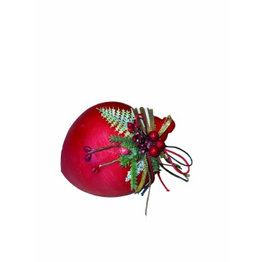 JK Home Décor - Σβούρα Κεραμική Κόκκινη 20cm