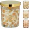 JK Home Décor - Κερί Αρωματικό Autumn σε Γυαλί 10x8cm 3Σχδ