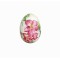 JK Home Décor - Αυγό με Λουλούδια από Φελιζόλ Λευκό 5cm S/6