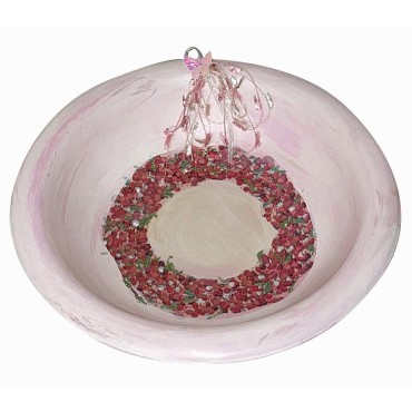 JK Home Décor - Μπωλ με Στεφάνι Λουλουδιών 21cm