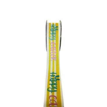 JK Home Décor - Κορδέλα Libertad Spring Happy Easter 3.8cmX18m