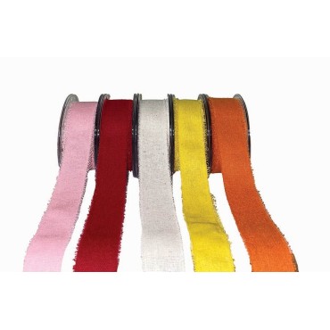 JK Home Décor - Κορδέλα Λονέτα Ξέφτι Μπεζ 4cmX9.10m