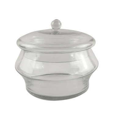 JK Home Décor - Γυάλα με Καπάκι 21.5x18cm