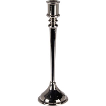 JK Home Décor - Κηροπήγιο Ασημί 9x29cm