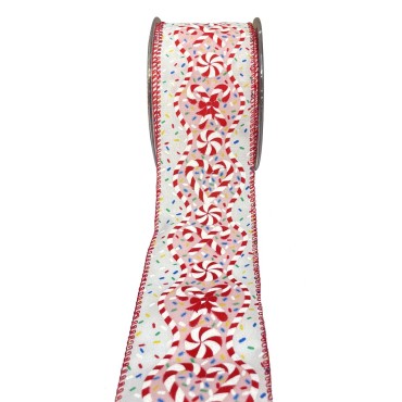 JK Home Décor - Κορδέλα Dreaming of Lollipops 6.7cm x 9m