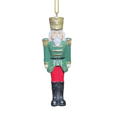 JK Home Décor - Στολίδι Καρυοθραύστης Πολυρεζίν 3.5x10.5cm S/3