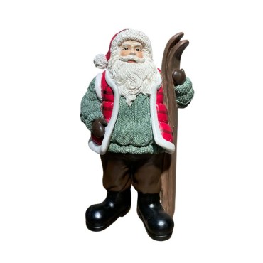 JK Home Décor - Άγιος Βασίλης Πολυρεζίν 15x11x25cm