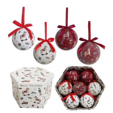 JK Home Décor - Μπάλα Οικολογική σε Κουτί 7.5cm S/14