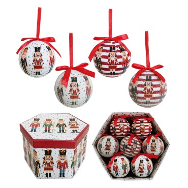 JK Home Décor - Μπάλα Οικολογική σε Κουτί 7.5cm S/14