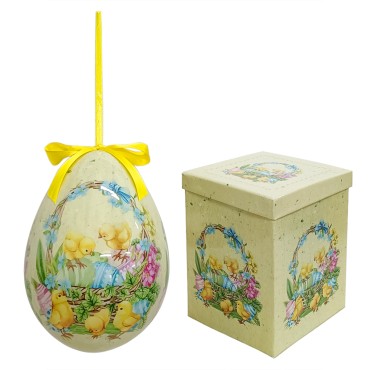 JK Home Décor - Αυγό Κουνελάκια με Κουτί 20cm