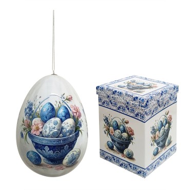 JK Home Décor - Αυγό Κουνελάκια με Κουτί Chinoiserie 20cm