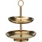 JK Home Décor - Εταζέρα 3-Επιπέδων από Μέταλλο Χρυσό 15x20cm