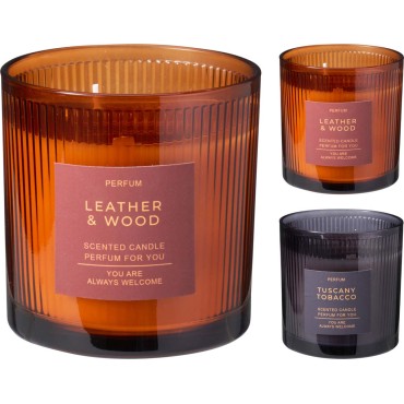 JK Home Décor - Κερί Αρωματικό Perfum σε Γυαλί 10x10cm 2Σχδ