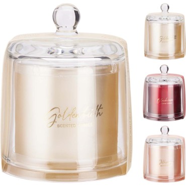 JK Home Décor - Κερί Αρωματικό Electric σε Γυαλί με Καμπάνα 9x8cm 3Σχδ