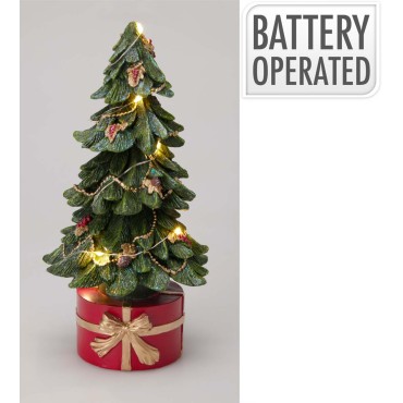 JK Home Décor - Δέντρο LED Πολυρεζίν 13x27cm