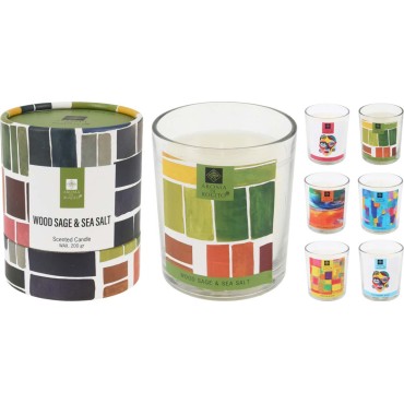JK Home Décor - Κερί Αρωματικό σε Γυαλί 8.8x8.8cm 6Σχδ