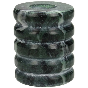 Candle Stick Marble Green 5x5x5.5cm