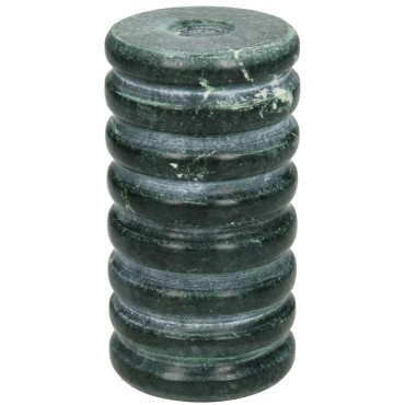 Candle Stick Marble Green 5.5x5.5x10.5cm