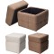 JK Home Décor - Πουφ Πρόβατο με Αποθηκευτικό Χώρο 38x37cm 2Σχδ
