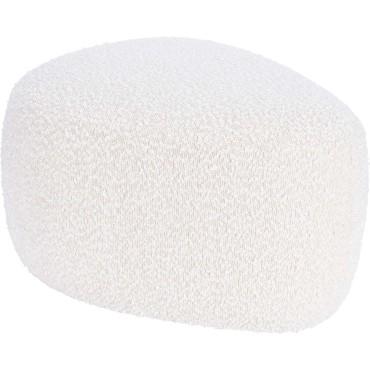 JK Home Décor - Σκαμπώ Πρόβατο Λευκό 57x46x32cm
