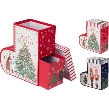 JK Home Décor - Κουτί Χάρτινο Μπότα 24x11x25cm 2Σχδ