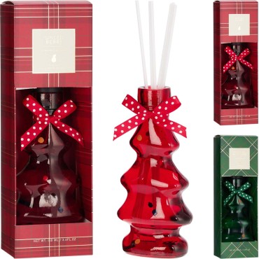 JK Home Décor - Αρωματικό Χώρου Δέντρο σε Γυαλί 100ml 6x16cm 2Σχδ