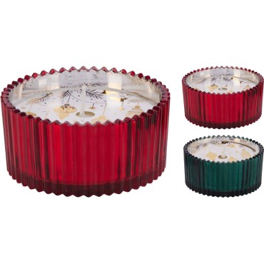 JK Home Décor - Κερί σε Γυαλί 10x5cm 2Σχδ